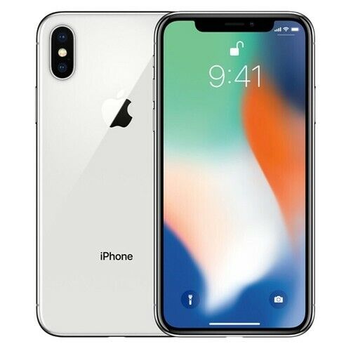 Apple iPhone X A1865 64GB 256GB Space/Silver Cricket Wireless Warranty - B Grade