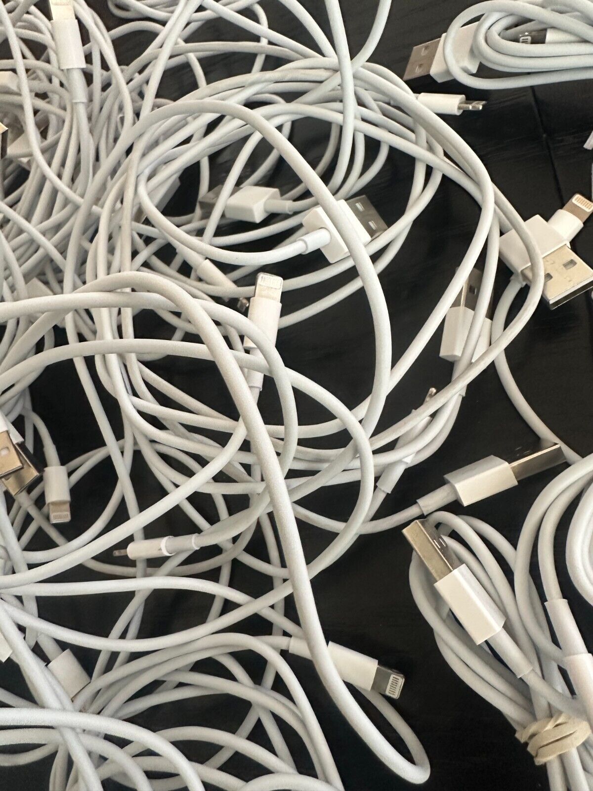 Wholesale Bulk Lot - 75 USB Cables, 5 Headsets, 3 Charge Cubes