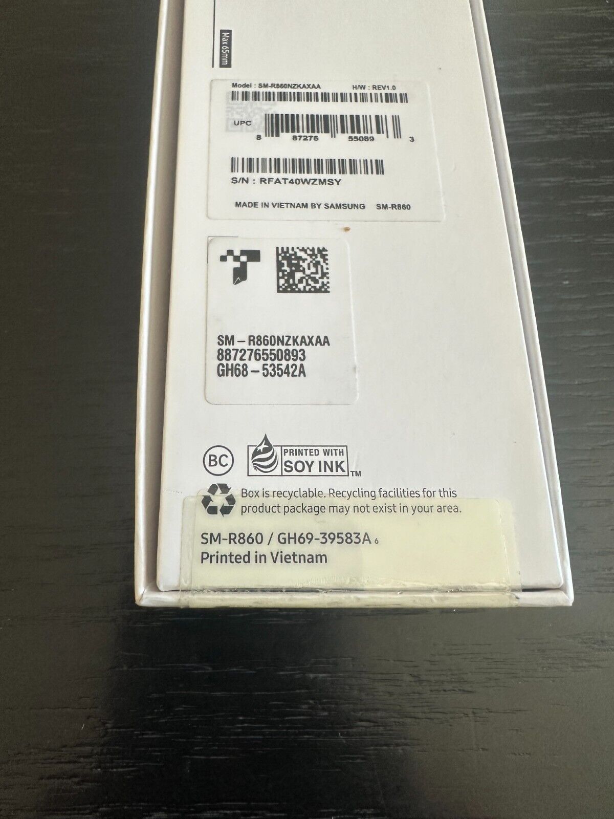 SAMSUNG Galaxy Watch 4 40mm GPS WiFi Bluetooth (Black) (SM-R860) - NEW/SEALED