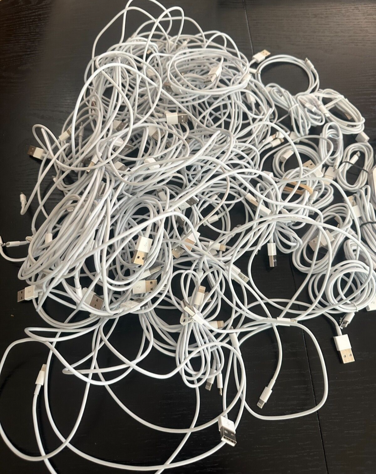 Wholesale Bulk Lot - 75 USB Cables, 5 Headsets, 3 Charge Cubes