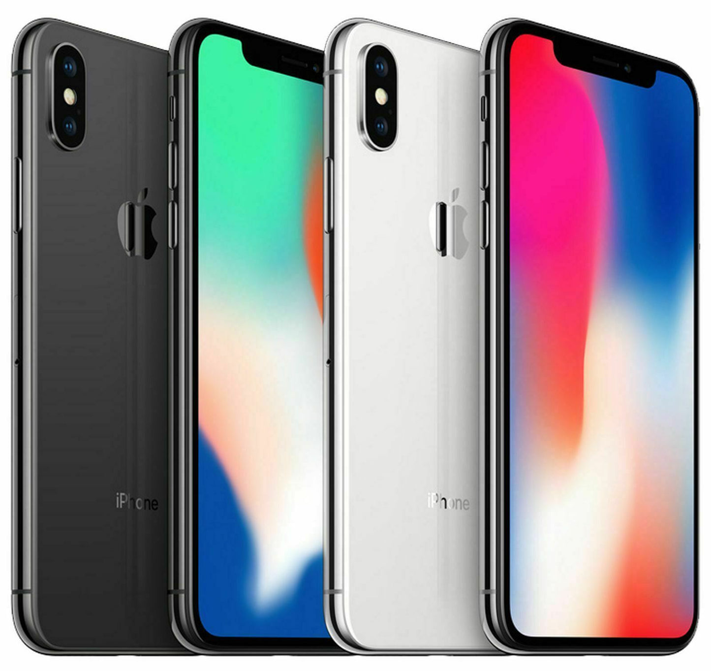 Apple iPhone X A1865 64GB 256GB Space/Silver VERIZON WIRELESS Warranty- A Grade