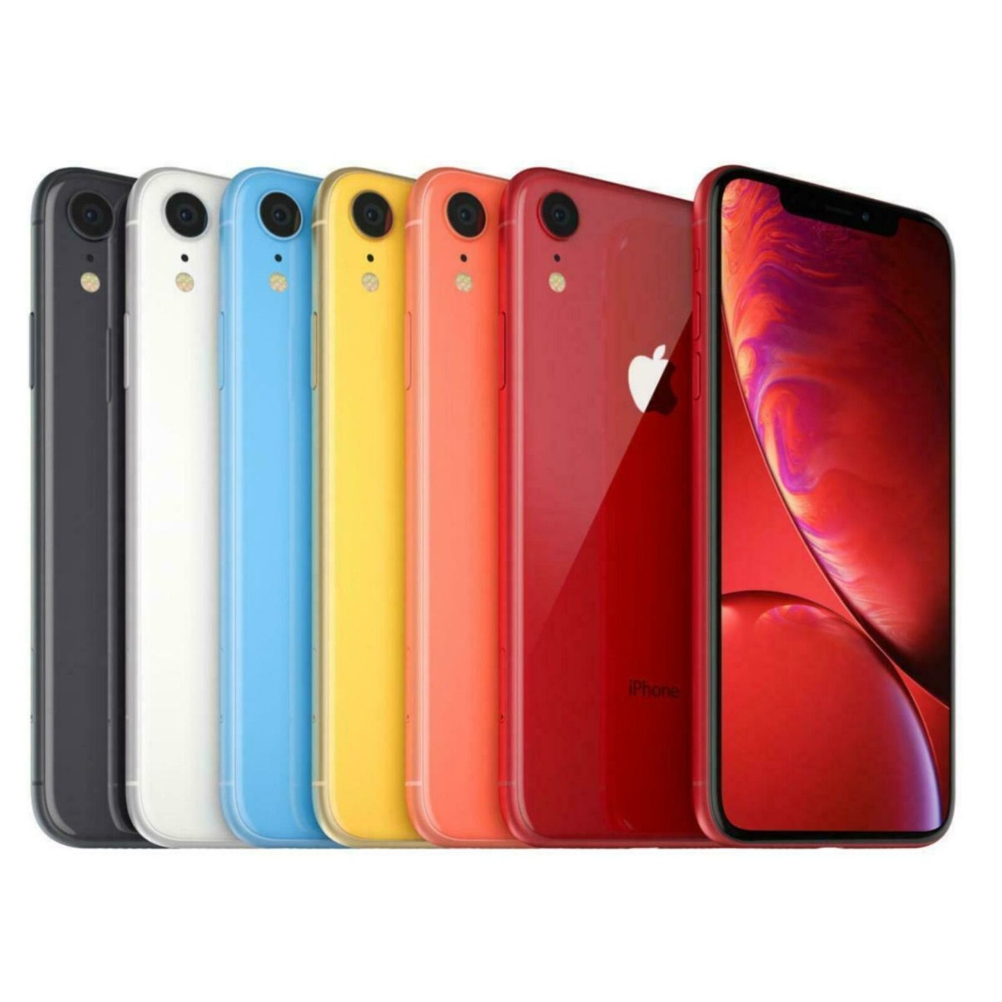 Apple iPhone XR A1984 All GB's, Colors. T-Mobile/Sprint Warranty - C Grade