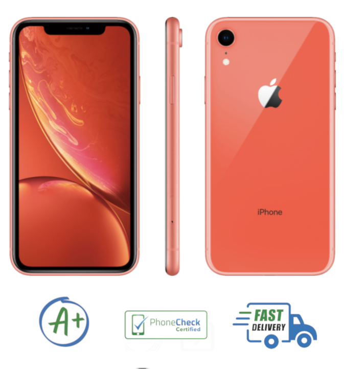 Apple iPhone XR A1984 All GB's, Colors. T-Mobile/Sprint Warranty - C Grade